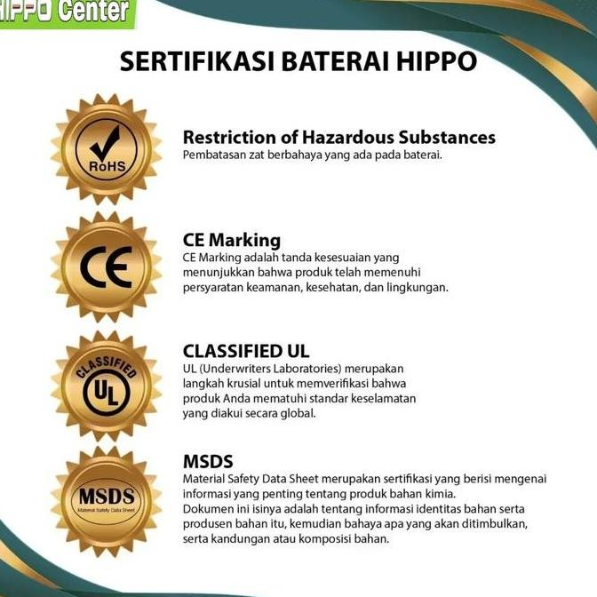 Baterai Hippo Compatible With Redmi Mi Max 1 ( Bm49 ) 4800Mah