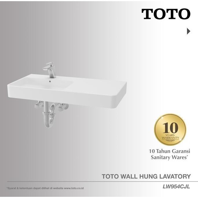 TOTO Wall Hung Lavatory / Wastafel LW954CJL