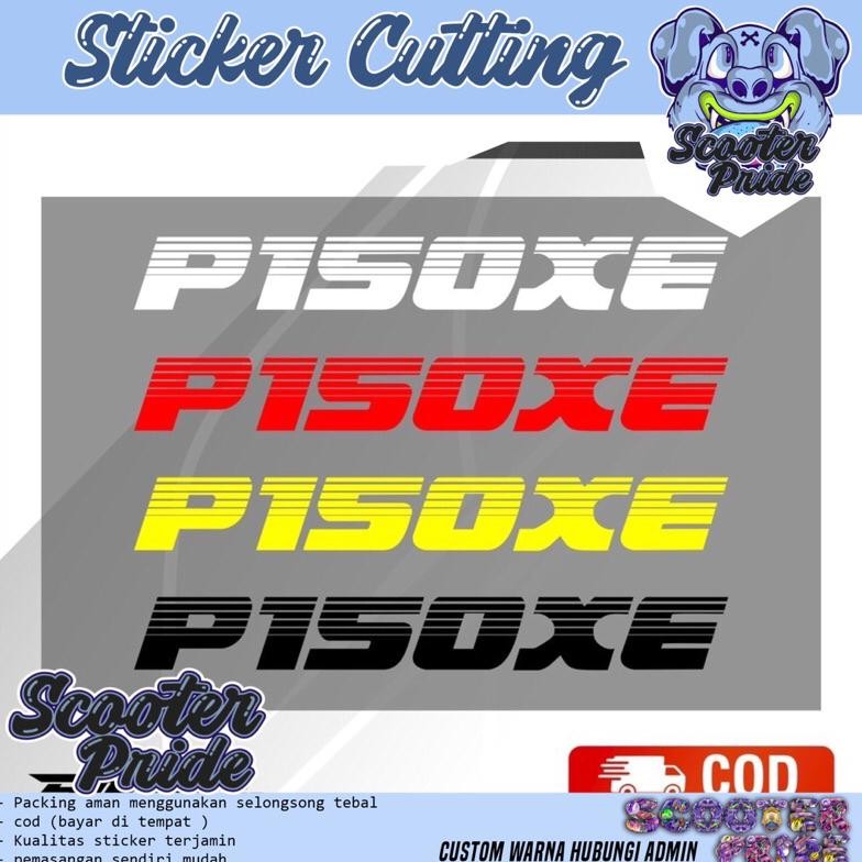 Terbaru STICKER STIKER CUTTING VESPA 2 TAK UNIVERSAL PX PS STYLE/ STRIPING VESPA P150XE/CUTTING STIC