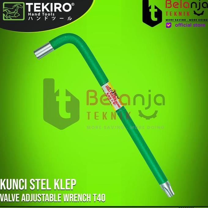 TEKIRO Kunci Stel Klep T40 Kunci L Klep Bintang Tekiro T 40