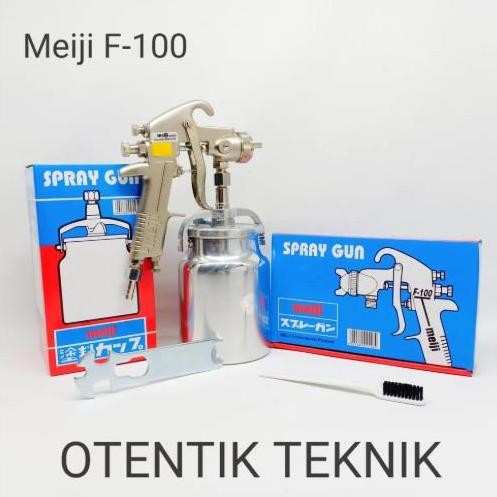 SPRAY GUN MEIJI F100 TABUNG BAWAH TAIWAN - MEIJI F 100 - SPRAYGUN