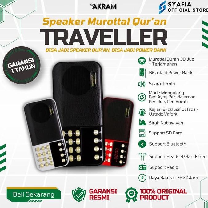 Bagus Speaker Alquran Quran Murottal Murotal Digital 30 Juz Akram Traveller