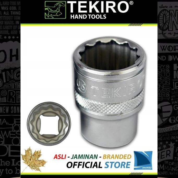 Kunci Sok 36 mm Stang 3/4" inch Mata 12 PT - Socket Sock TEKIRO