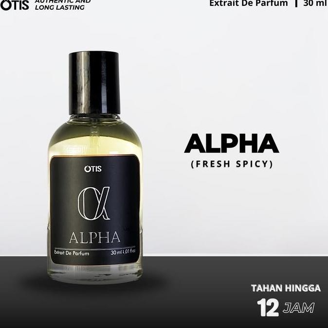 Otis Parfum Alpha - Parfum Pria Tahan Lama - Extrait De Parfum
