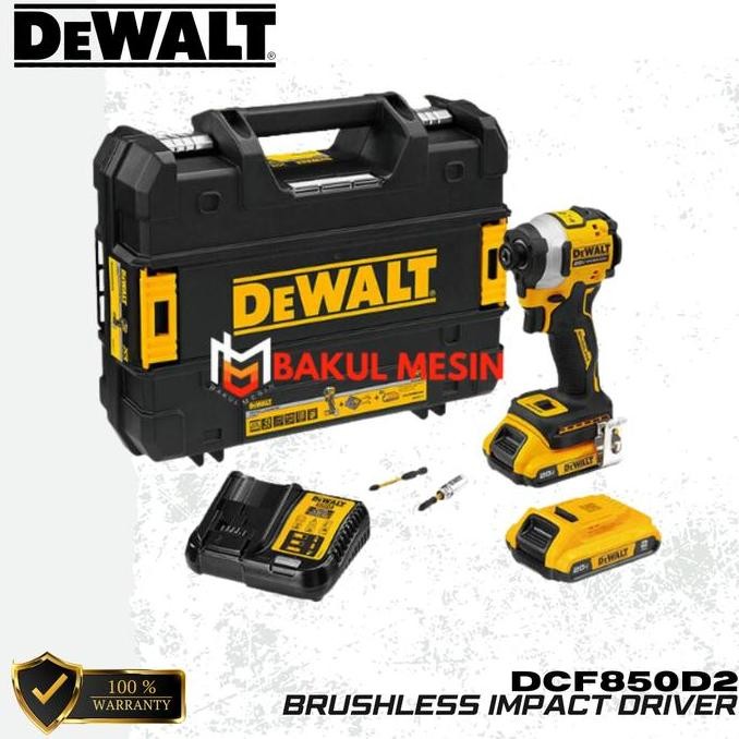 DEWALT DCF850D2 DCF 850 Cordless Brushless Impact Screw Driver