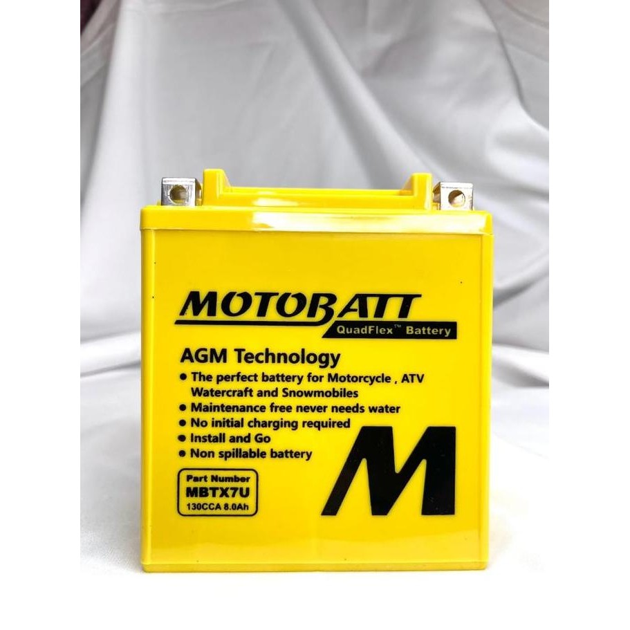 Aki Kering Yamaha Xmax 250 Motobatt Mbtx7U