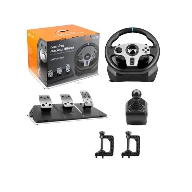 Racing Steering Wheel Racing Simulator Pxn V9 Stiran Mobil Gaming Steer Alat Kemudi Mobil For Ps3 / 