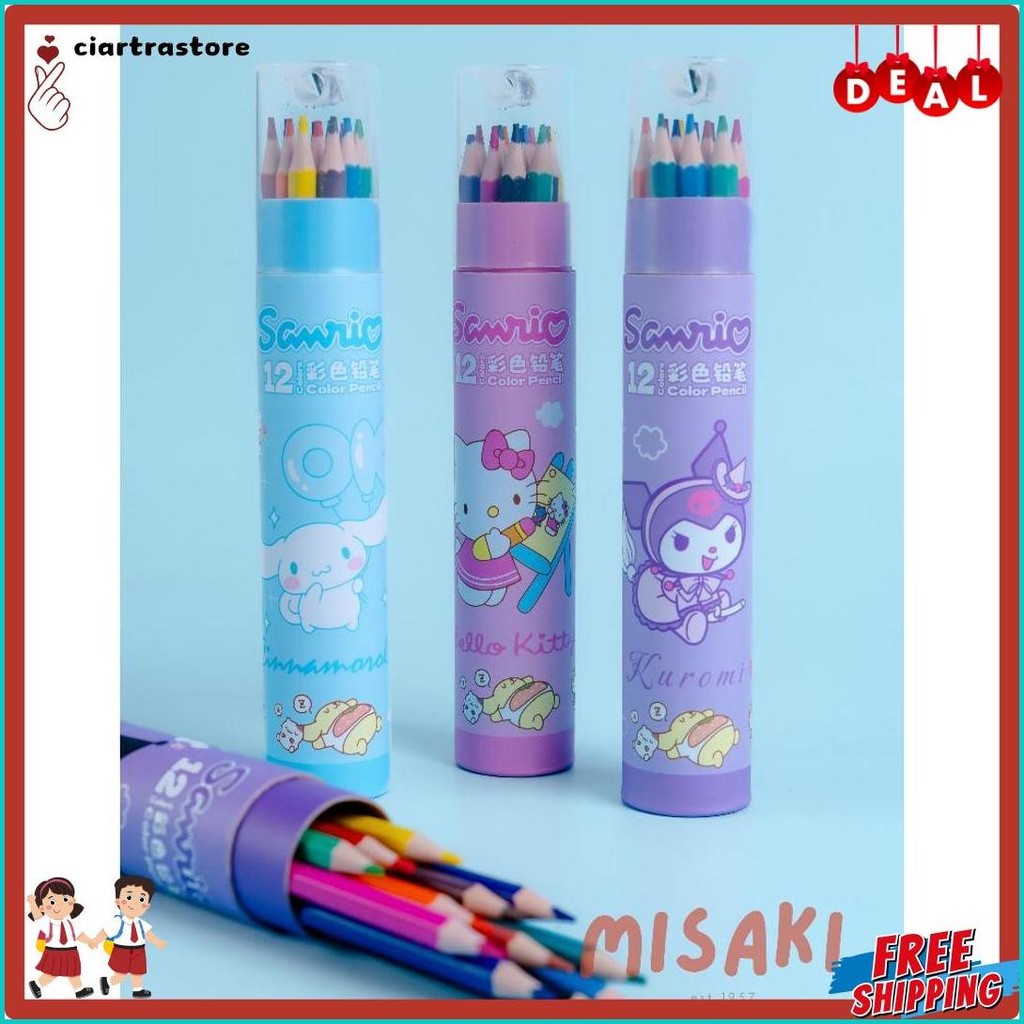 

Pensil Warna 12/24/36 Warna Anak Pencil Color Lucu Karakter Special Frozen Elsa Marvel Spiderman Avengers Princess Alat Tulis Perlengkapan Menggambar Misaki Spesial Terlengkap Dan Termurah