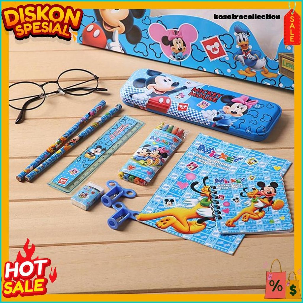 

Osm Jkt S5982 Set Alat Tulis 8 In 1 / Set Alat Tulis Anak Motif Kartun / Set Alat Tulis 8 In 1 Lucu / Stationery Set 8 In 1 Lucu Flash Sale! Diskon Hingga 70%