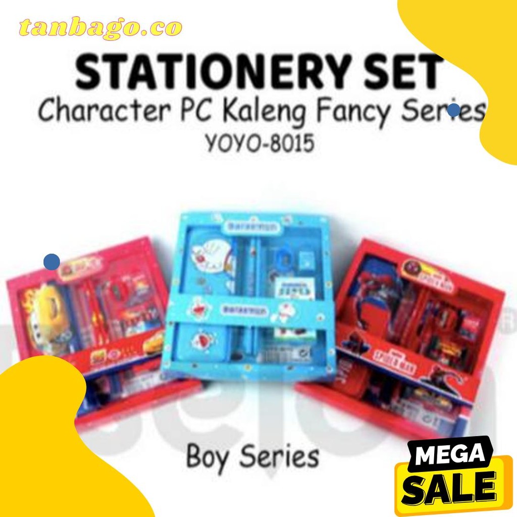 

Stationary Set 7 In 1 Karakter 8015 / Paket Kaleng Pensil Alat Tulis Set + Crayon Terlaris! Produk Ini Banyak Dicari