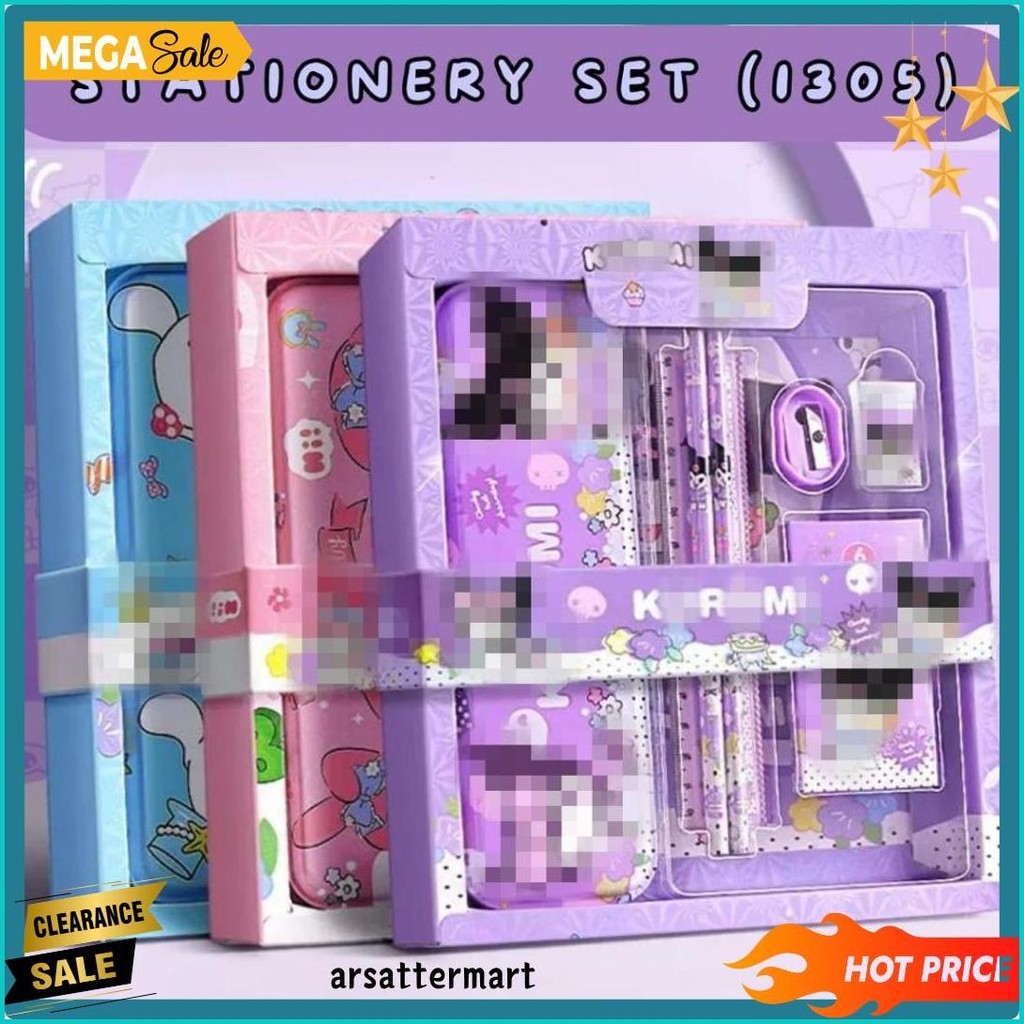 

[Atk] Stationery Set Paket Alat Tulis Anak Karakter Kartun Lucu Terlengkap Dan Termurah