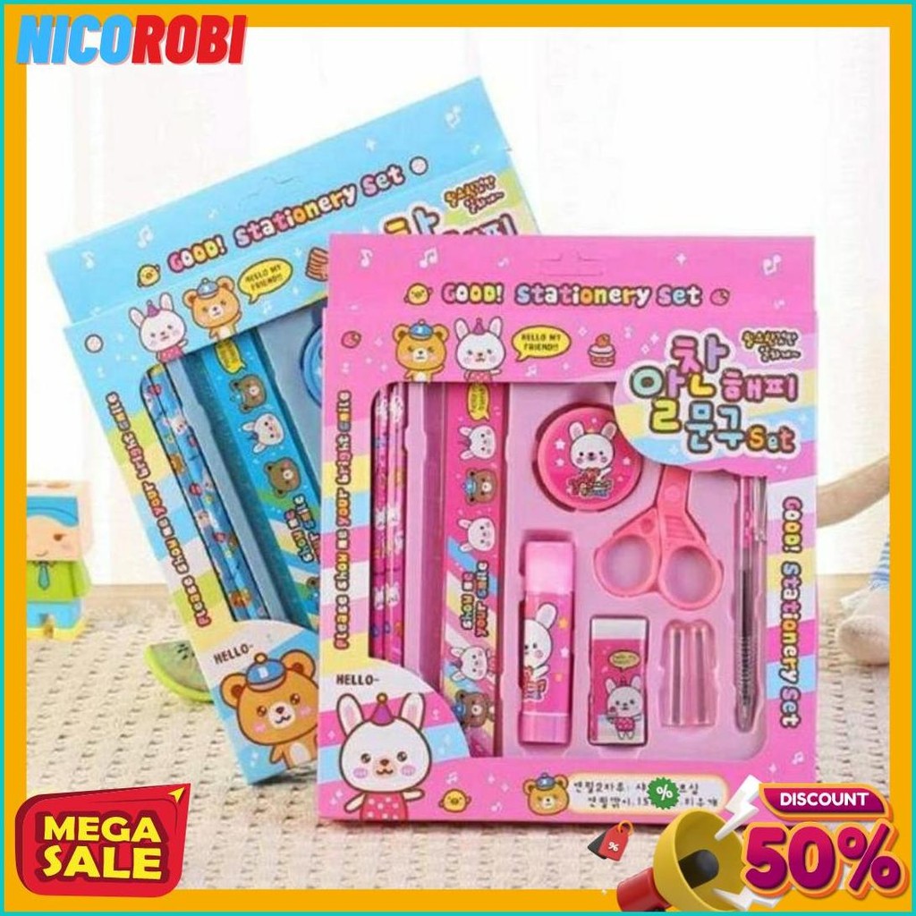 

Alat Tulis Sekolah Anak 10 In 1 Set Karakter Lengkap / Paket Alat Tulis Anak Sekolah Flash Sale! Diskon Hingga 70%