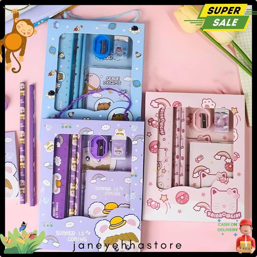 

Mk620 Set Stationary Paket Alat Tulis Anak Sekolah Cocok Untuk Souvenir Atau Kado Ultah Terlengkap Dan Termurah