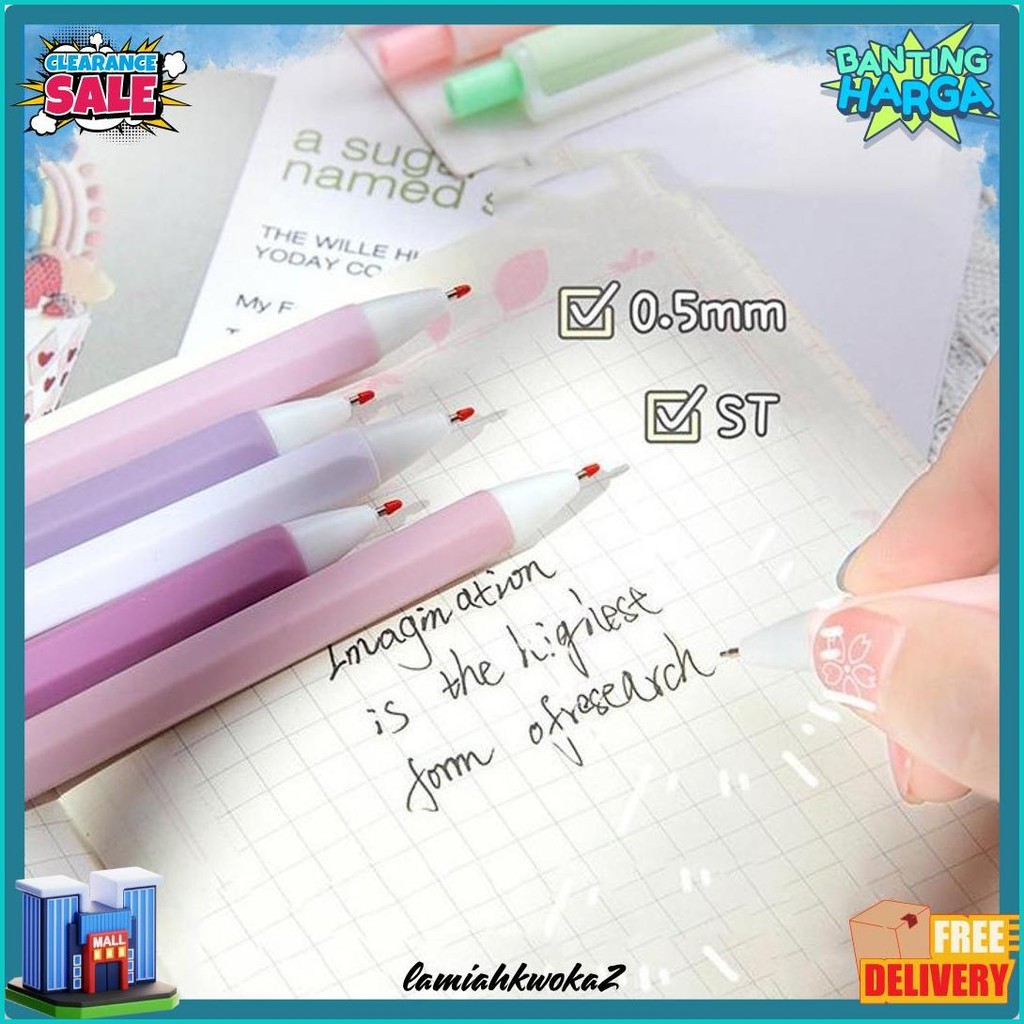 

Best! Pulpen Mekanik 1 Set 6 Pcs 0,5 Mm Dengan Warna Gradasi Pastel Yang Mengesankan Pgs Terlaris! Produk Ini Banyak Dicari