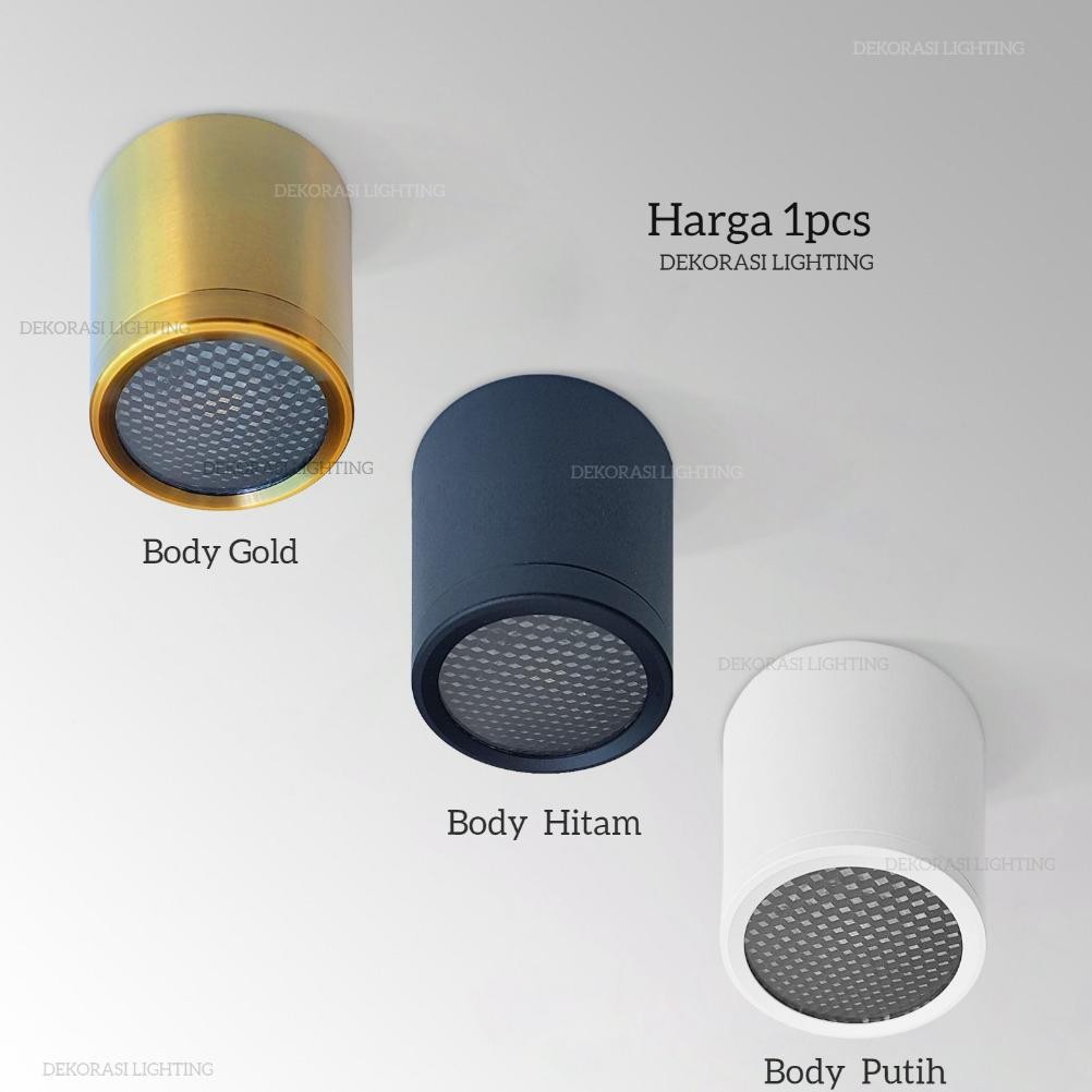 Lampu downlight tempel plafon bulat outbow led