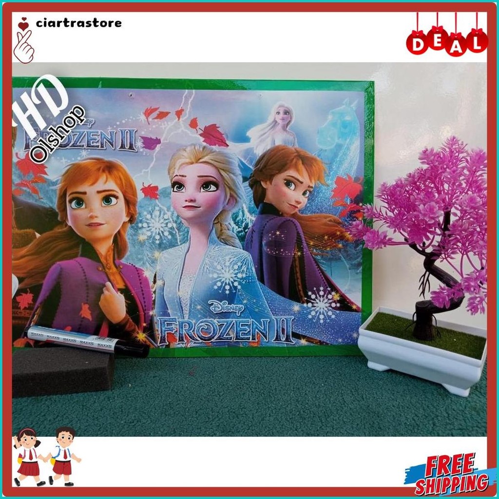 

Papan Tulis Anak/White Board Murah Gratis Spidol Dan Penghapus Diskon