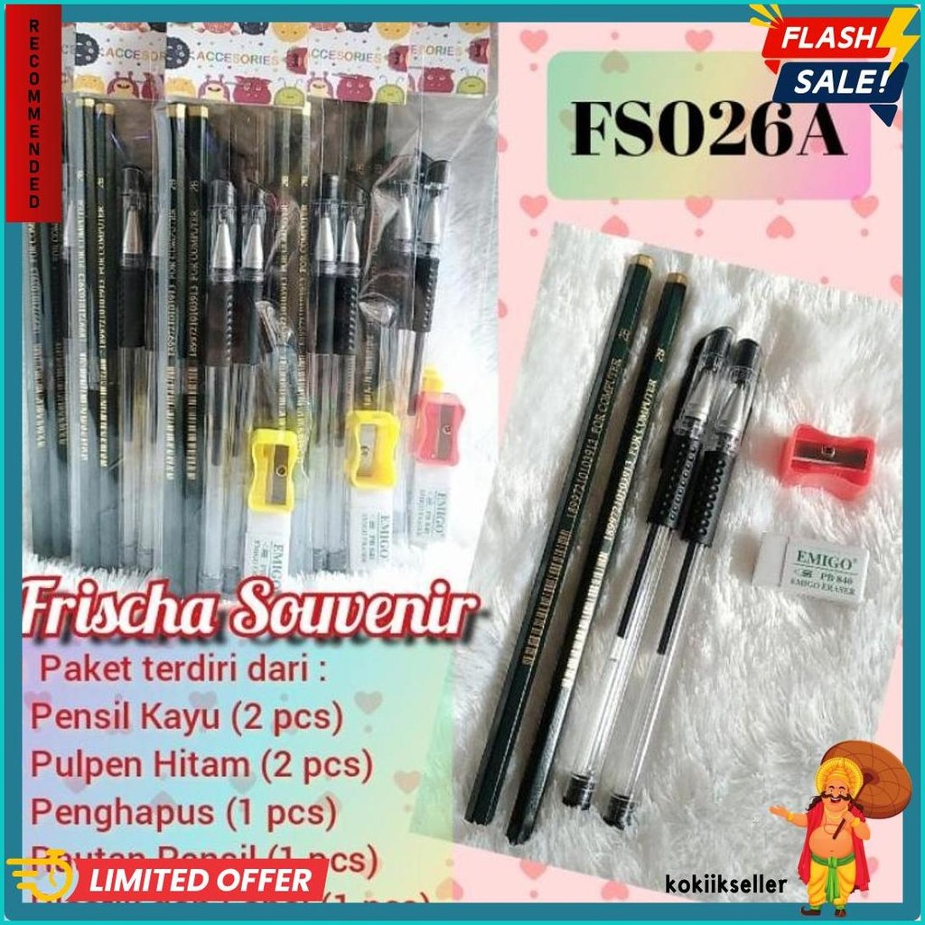 

Grosir Hemat Fs026 / Bingkisan Ulang Tahun / Souvenir Ultah / Stationary Set / Alat Tulis Set /Hadiah Diskon Setengah Harga