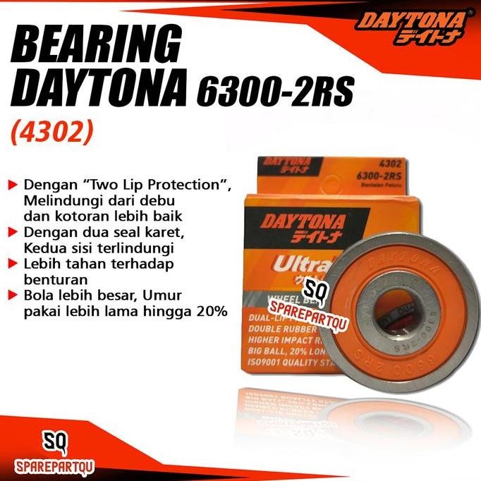 Bearing Laher Roda Depan 6300 Daytona Jupiter Z Jupiter MX Vega Xeon