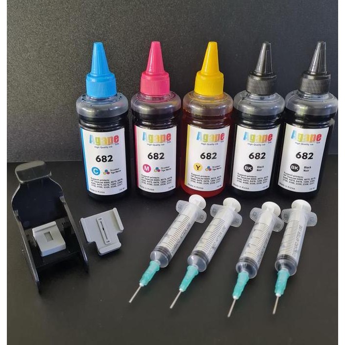 TINTA HP 2335/2336/2337 REFILL HP 682 BERIKUT SUNTIKAN GRATIS ONGKIR murah