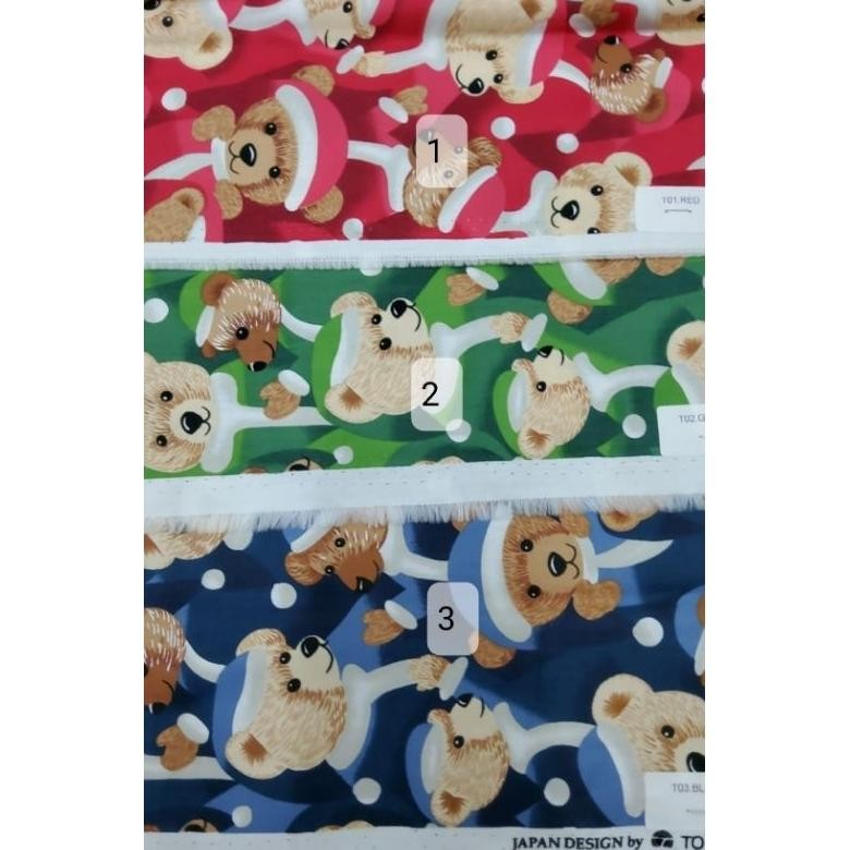 DF226>> KATUN JEPANG MOTIF NATAL(tokai senko)
