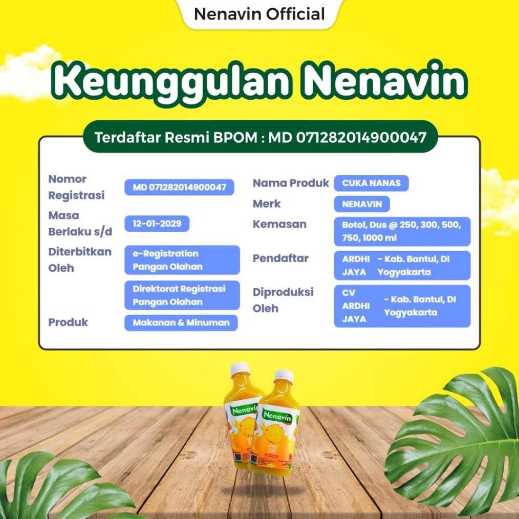 

Solusi Tepat Diabetes Nenavin Cuka Nanas 3 Botol