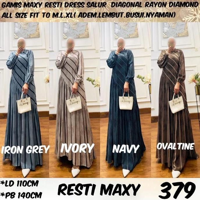 Gamis Luna Maya Dress Rayon(adem.dingin)jumbo size fit to 2L.3L.4L