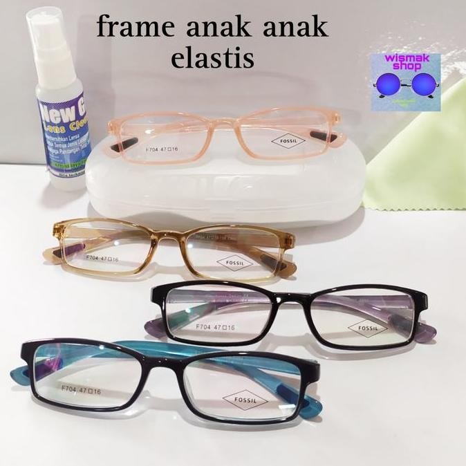 frame Kacamata anak lentur elastis laki laki perempuan