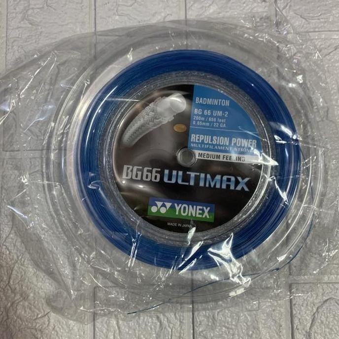 Senar Badminton Yonex Bg66 Ultimax / Bg 66 Ultimax Roll Sp Original