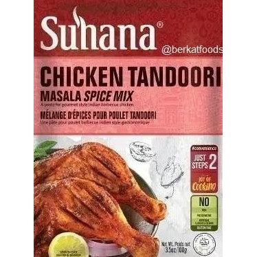 

:0:0:0] Chicken Tandoori Masala Spice Mix Suhana / Bumbu Masak Instan Ayam Barbeque Halal