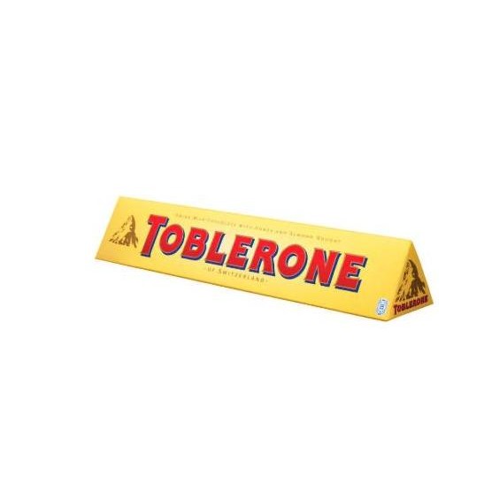 

Toblerone White Milk Fruit & Nut Crunchy Almond 1 Bar - Cokelat Swiss Premium Termurah