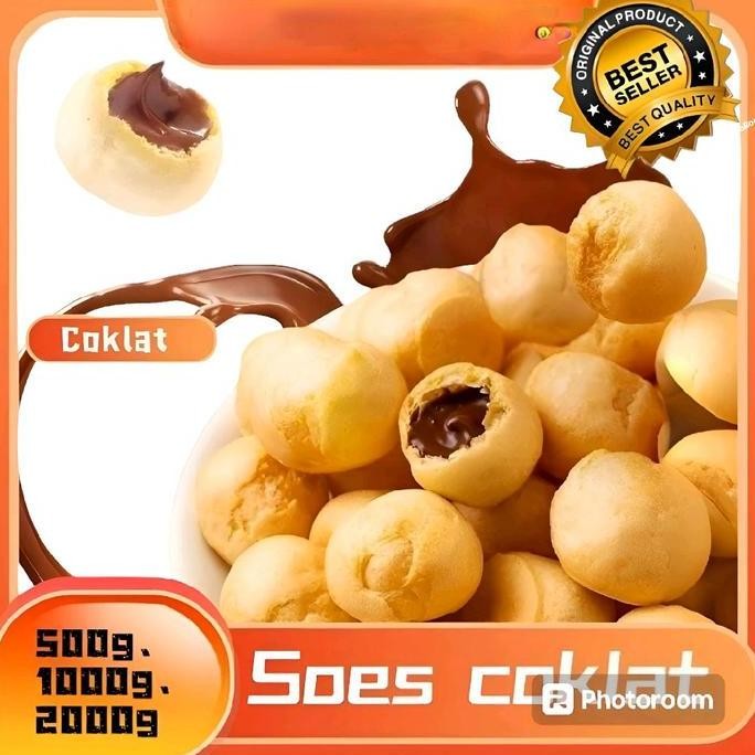 

Soes Coklat Halal 1 Kg Kue Lumer Camilan Manis Susu Biskuit Termurah