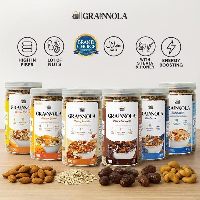 

Timur Tengah Granola 500g Varian Dark Chocolate & Lainnya - Sarapan Sehat Termurah