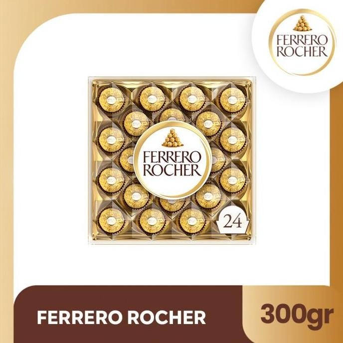 

Ferrero Rocher Premium Chocolate Isi 24pcs Cokelat Praline Gift Box Termurah