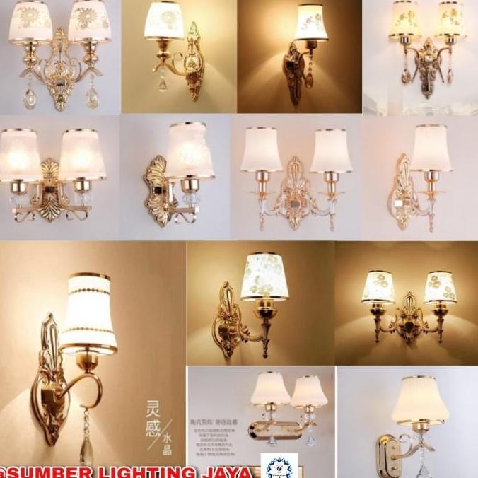 LAMPU HIAS LED DINDING GAYA NORDIC / LAMPU DINDING MEWAH / LAMPU HIAS