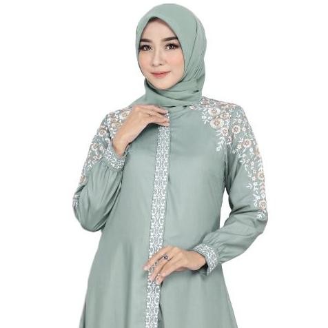Gamis bordir wanita dewasa renata terbaru / toyobo