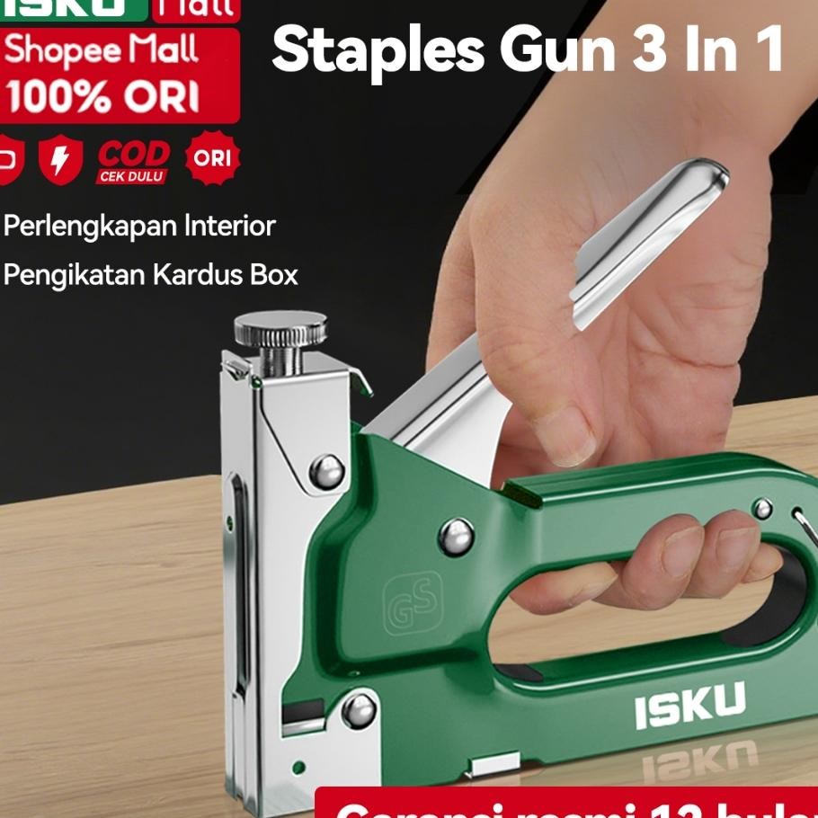 

Isku Staples 3 In 1 Stapler Kayu Gun Tahan Jatuh Yang Bisa 3 Jenis Staples Untuk Kerajinan Dan Pekerjaan Kayu