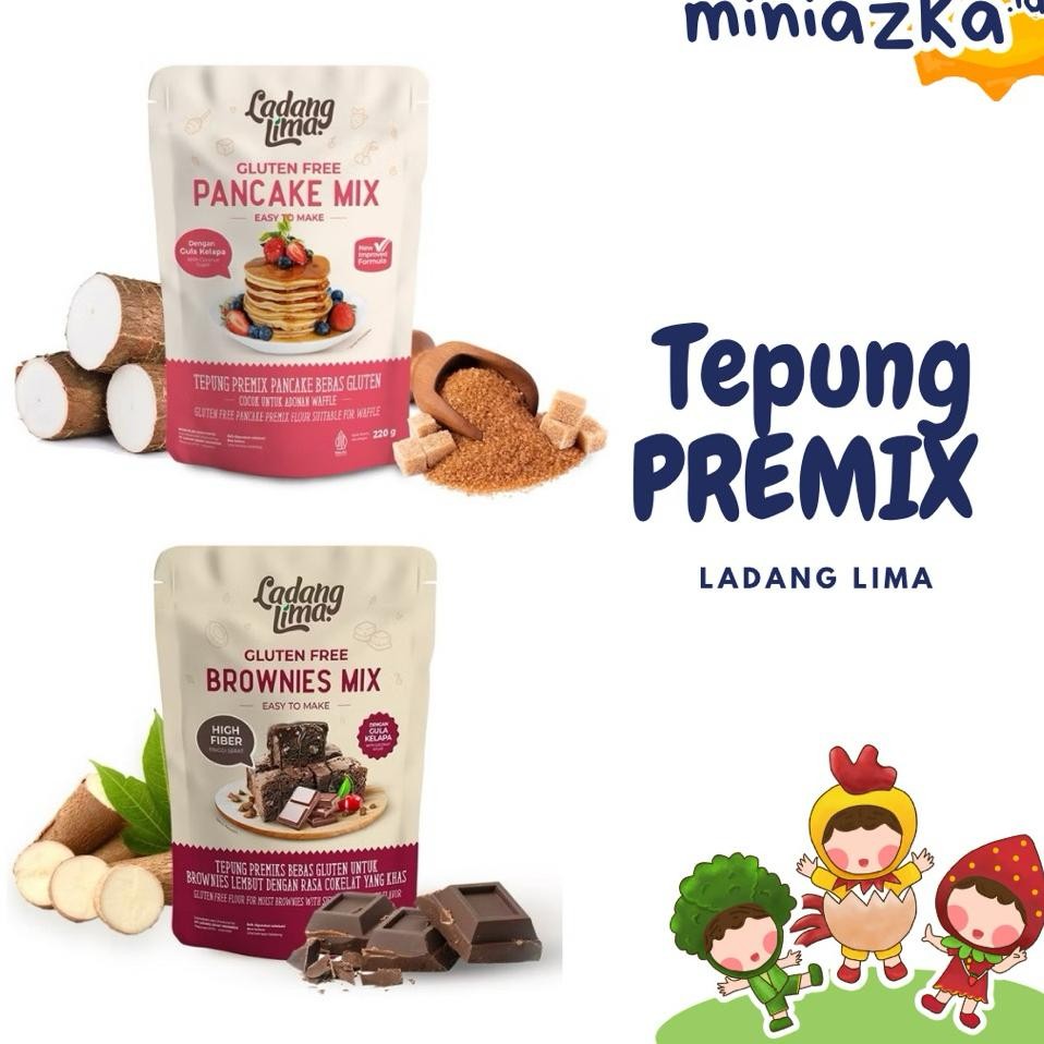 

Ladang Lima Tepung Premix Pancake Brownies Nt Gluten Free New Formula