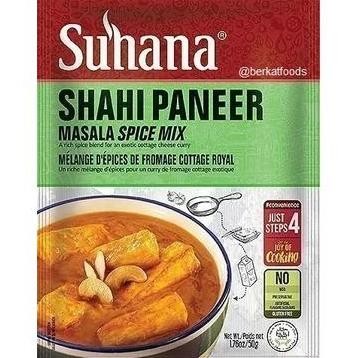 

Buruan serbu] Shahi Paneer Masala Spice Mix Suhana / Bumbu Masak Instan Cottage Cheese Khas India Halal