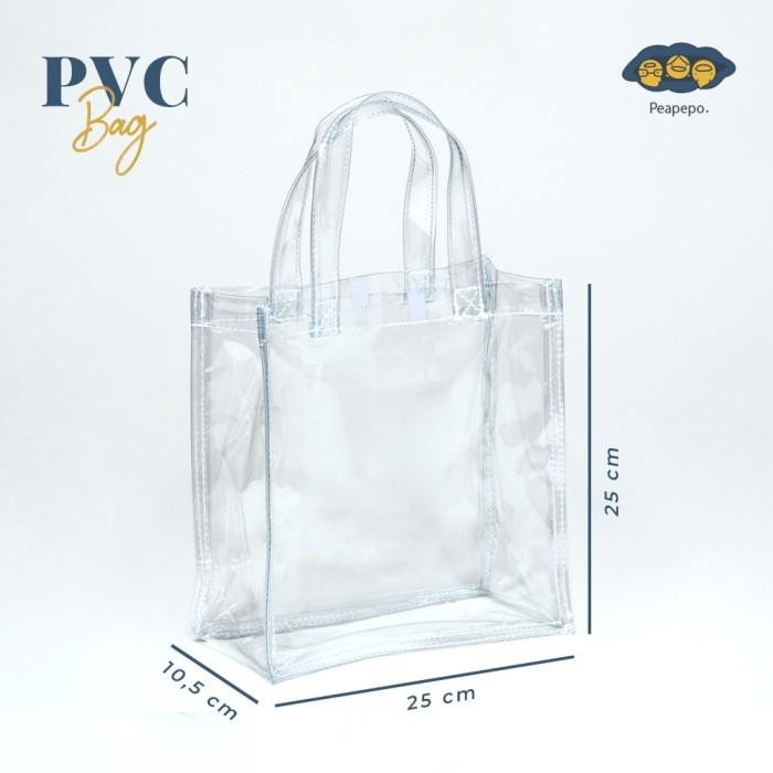 (Expert) Tas mika hampers elegant/tas mika transparan/tas souvenir 20x10x20