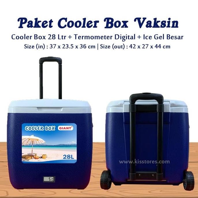 Cooler Box Giant 28 Liter Trolly / Cooler box Trolly