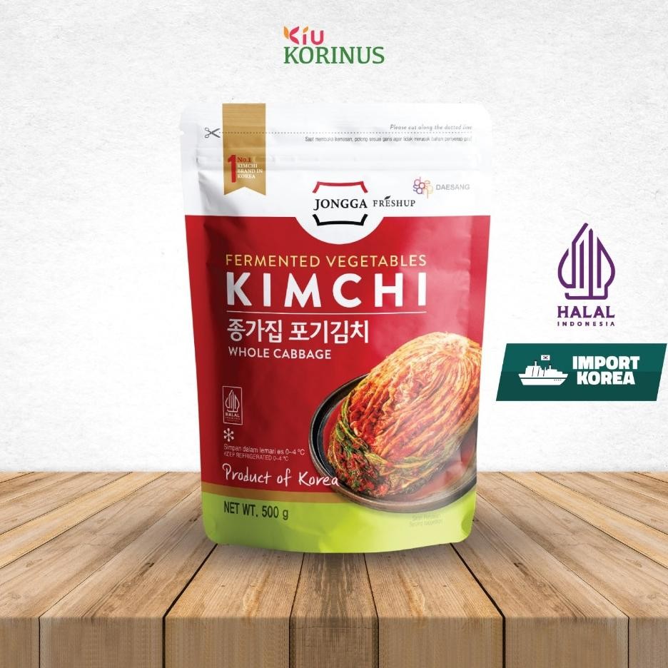 

K Jongga Jib Poggi Kimchi G Poggi Kimchi Kimchi Kimchi Pedas Halal Mui