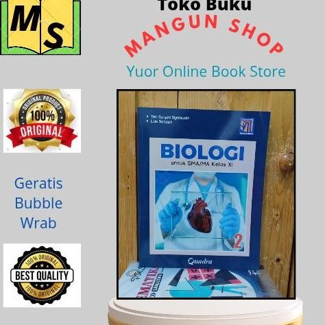 Buku Biologi Untuk Sma Kelas Xi.11 Kurikulum Merdeka Quadra New