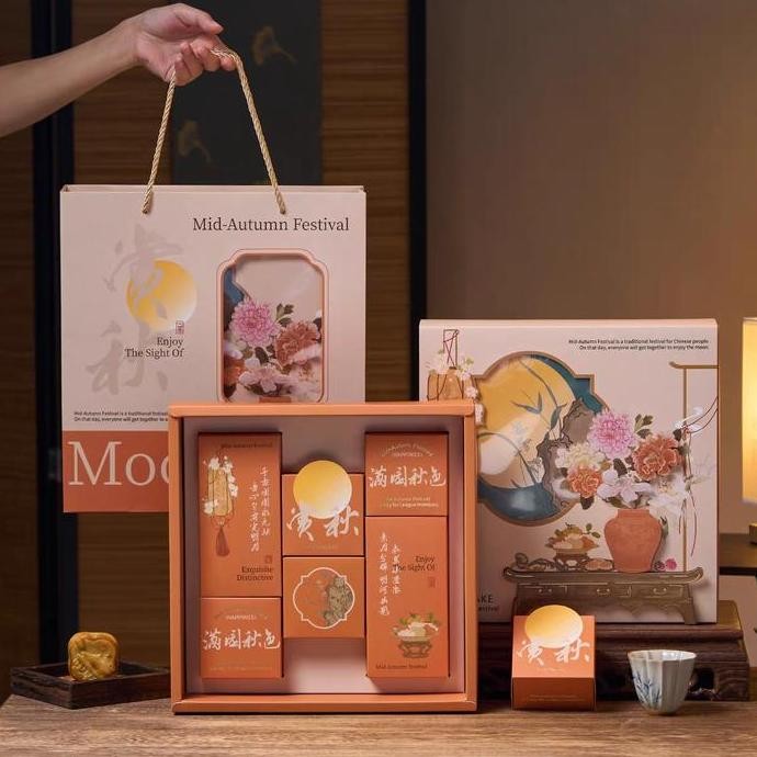 

kotak mooncake kue bulan/ kotak moon cake dus oooomooncake kue bulan 75gr 100gr