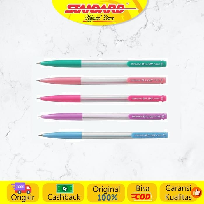 

Standard - Pulpen Blive Nox 0.3 ( Alat Tulis / Pen / Ballpoint / Pena )