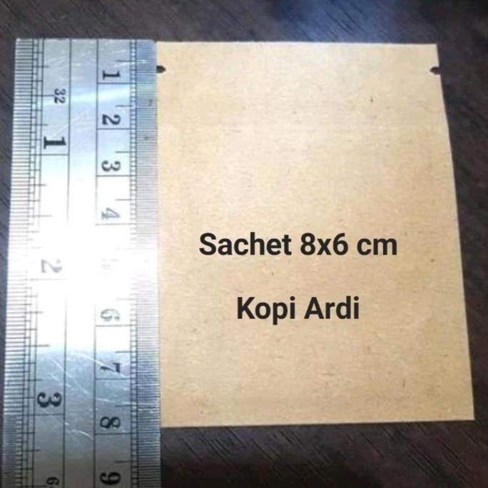 

Kemasan Sachet 6 gram 100 pcs dengan zipp5er/ziplock