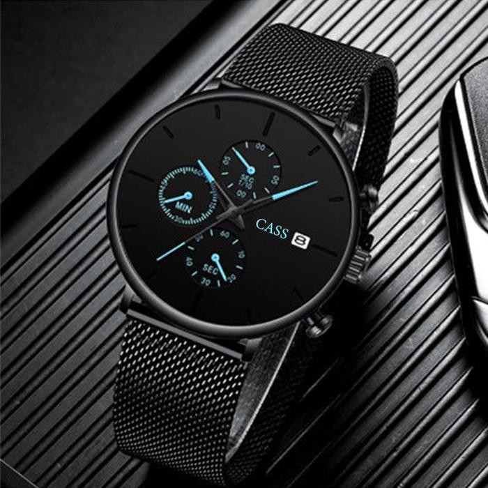 Zjs [Cod] Jam Tangan Cowok Keren, Jam Tangan Pria Dewasa 2022 Keren Anti Air, Jam Tangan Pria Tahan 