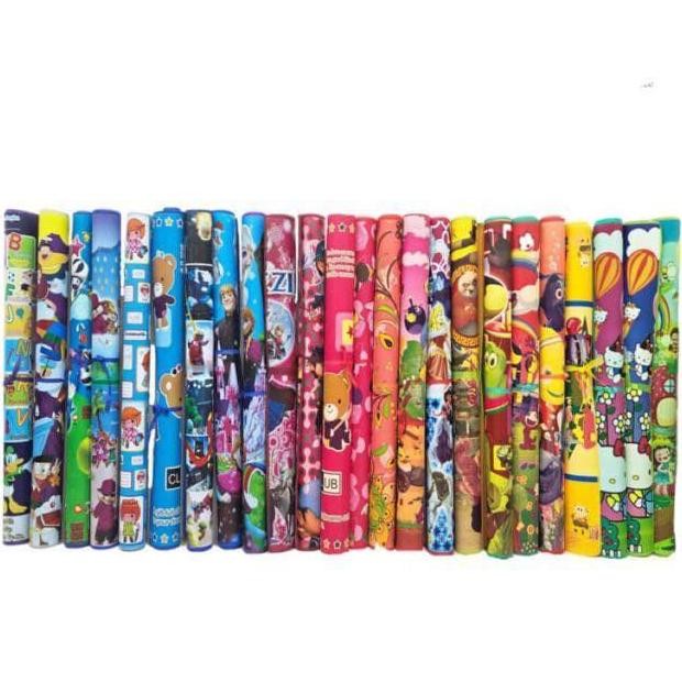 karpet spon plastik karakter 160 x 200 / tikar lantai random