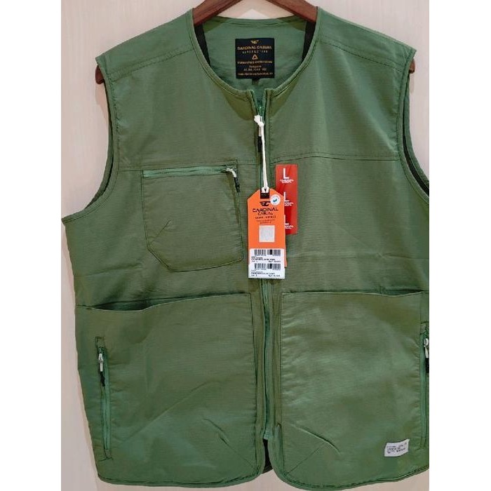 Rompi Cardinal Pria Regular Fit Vest ERL0009.06A - M