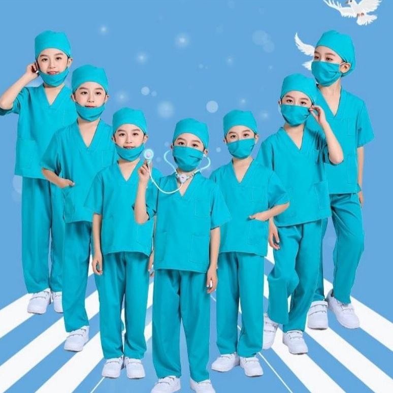 Best - Baju Dokter Anak - Seragam Dokter Anak - Baju Dokter Bedah Kostum Anak Baju Oka Anak - Baju D