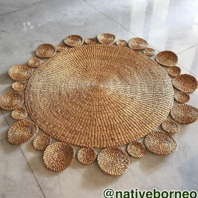 Karpet Eceng Gondok, Karpet Enceng Gondok, Karpet Natural Alami Etnik